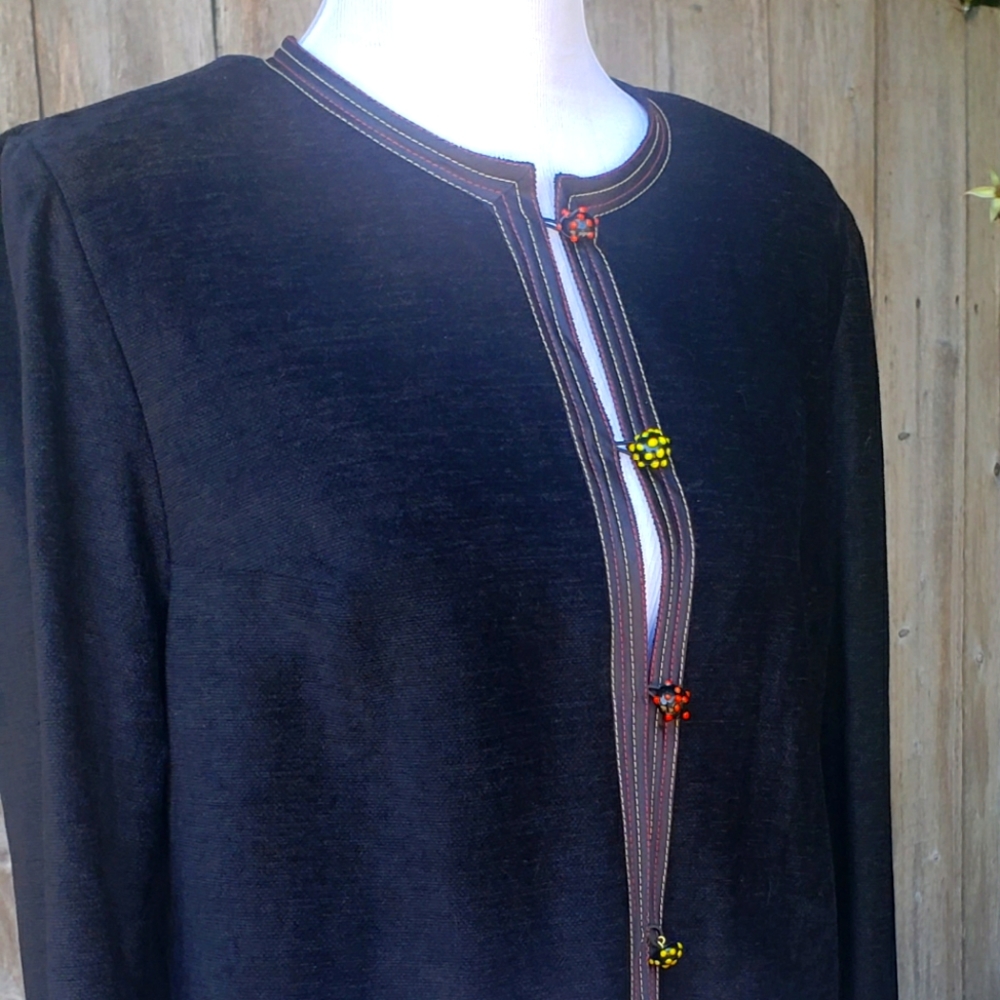 ANNIKKI KARVINEN handmade Finland JACKET Sz Medium